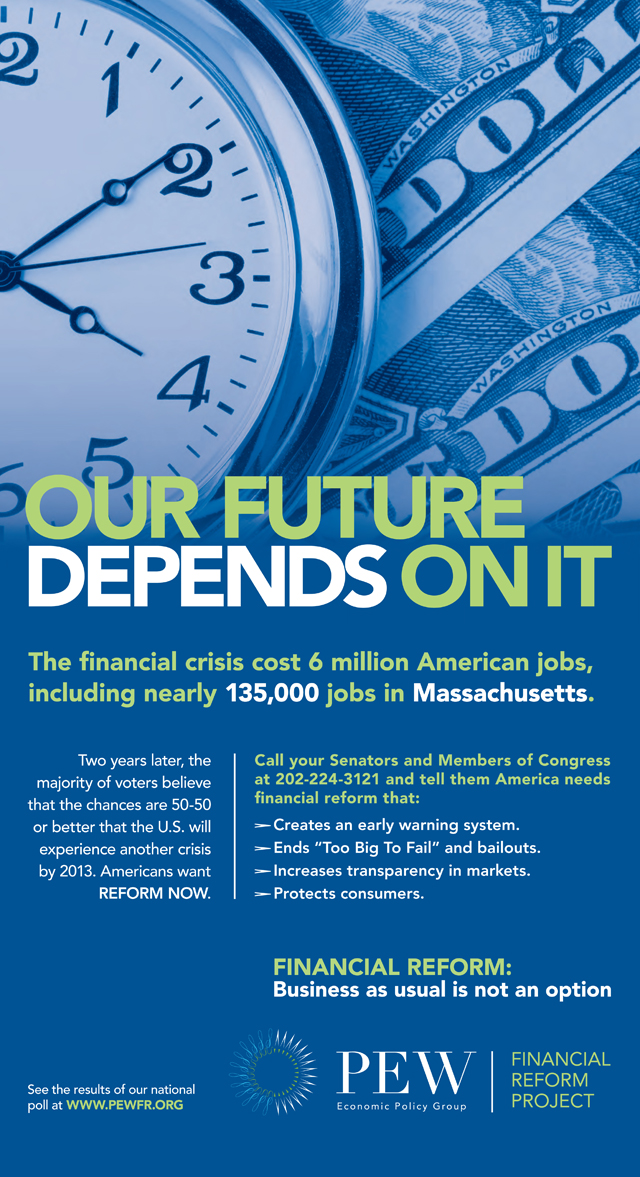 Pew Financial Reform Project Ad Series : Time